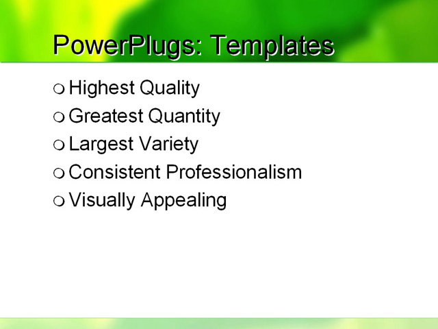 PPT Template - green, dark green, bottle green - Text Slide