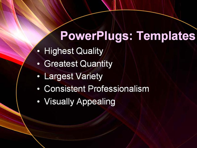 PPT Template - abstract, magenta, black - Text Slide