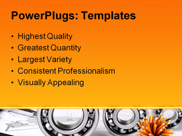 PPT Template - drawings, accuracy, background - Text Slide