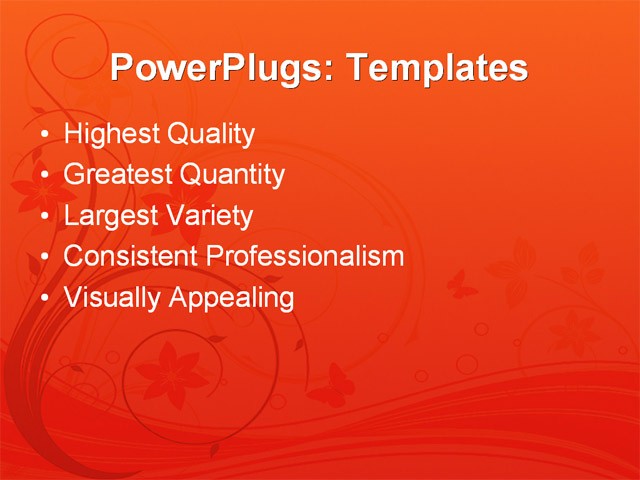 PPT Template - art, abstract, generic - Text Slide