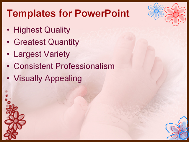 PPT Template - baby, beauty, cute - Text Slide
