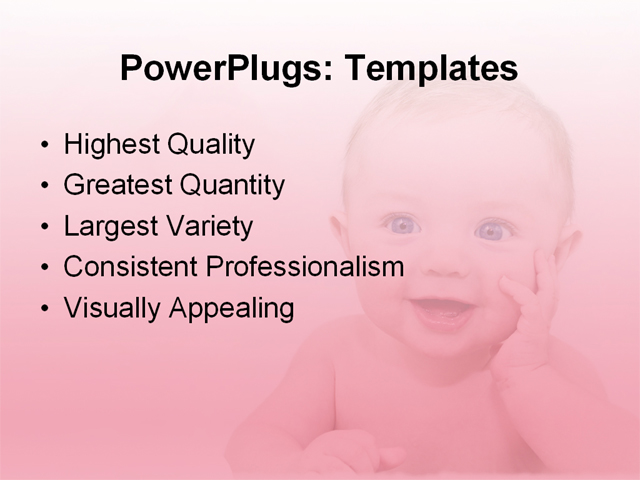 PPT Template - baby, art, colorful - Text Slide