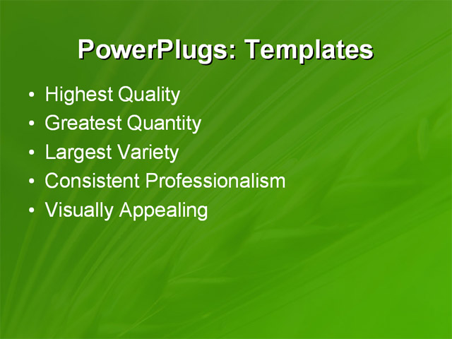 PPT Template - agriculture, food, health - Text Slide