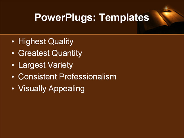 PPT Template - ?religion, abstract, generic - Text Slide