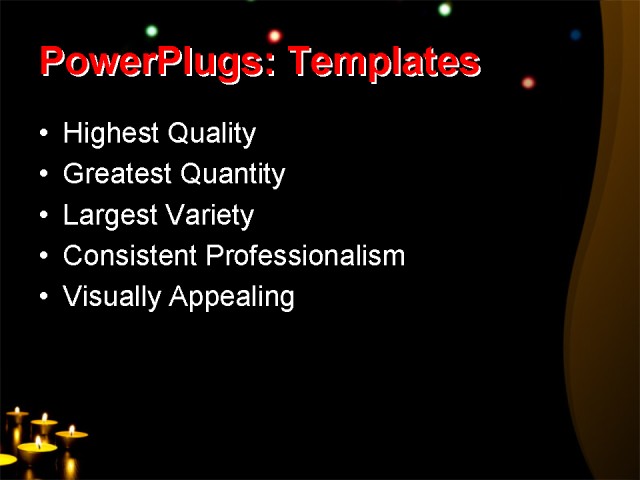 PPT Template - abstract, art, generic - Text Slide