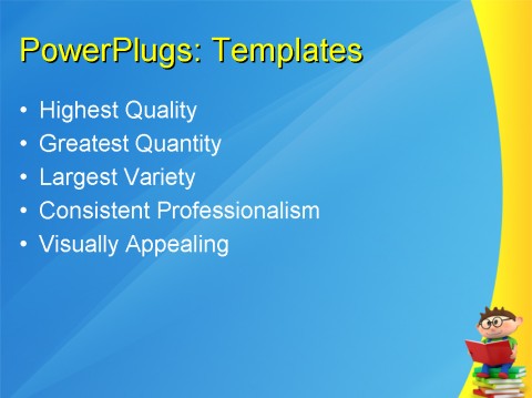 PPT Template - education, children, lifestyle - Text Slide