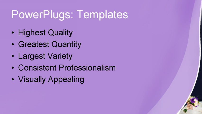 PPT Template - wedding, family, lifestyle - Text Slide