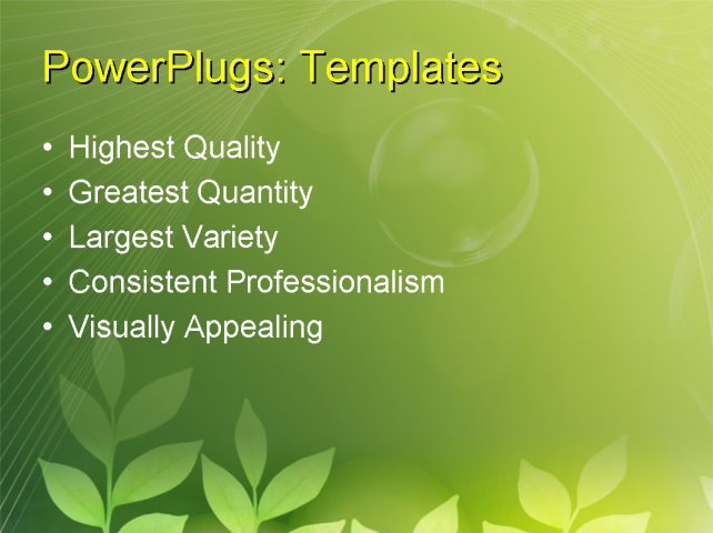 PPT Template - agriculture, environment, science - Text Slide