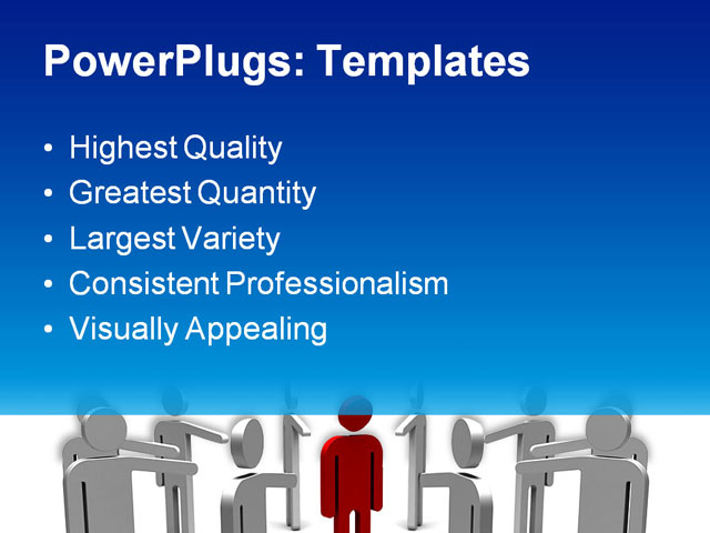 PPT Template - bully, alone, bullied - Text Slide