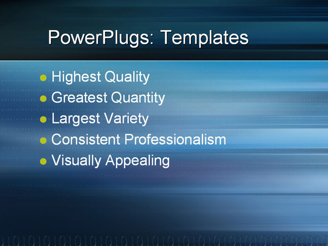 PPT Template - night, dark, blue - Text Slide