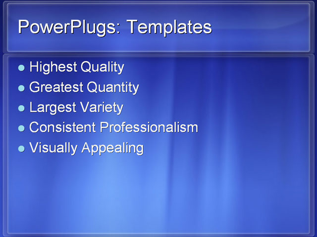 PPT Template - abstract, blue, blue - Text Slide