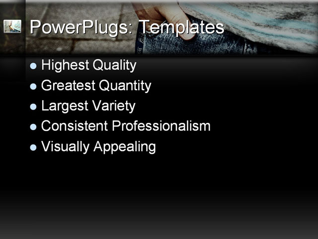 PPT Template - services, business, marketing - Text Slide