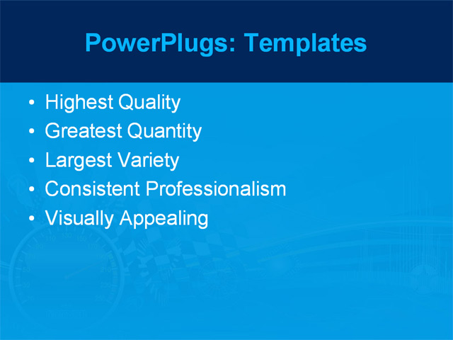 PPT Template - sports, transportation, lifestyle - Text Slide