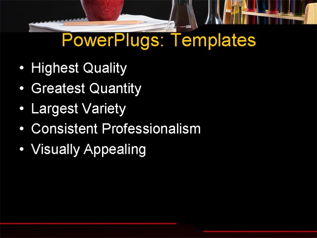 PPT Template - education, medical, science - Text Slide