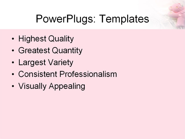 PPT Template - festival, event, baby - Text Slide