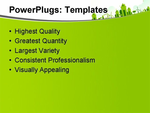 PPT Template - travel, cities, architecture - Text Slide