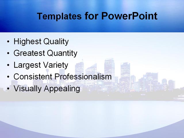 PPT Template - city, america, new york - Text Slide