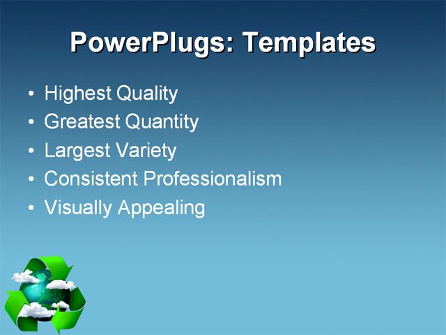 PPT Template - environment, art, science - Text Slide