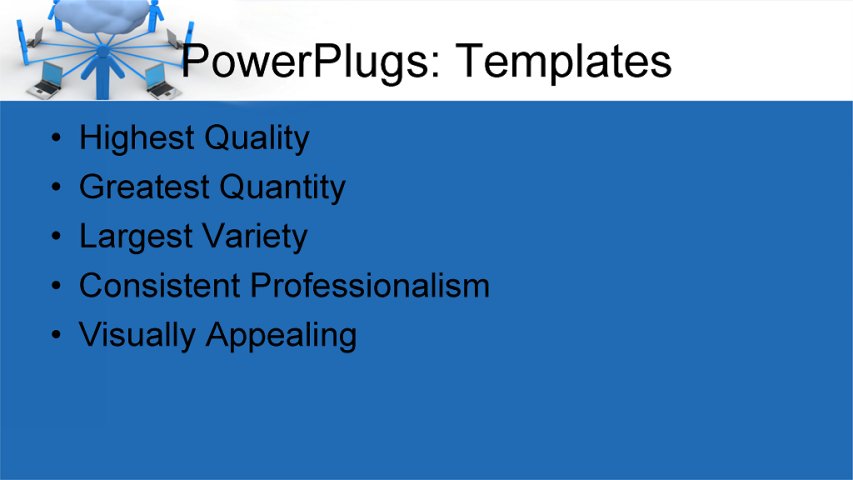 PPT Template - business, people, communication - Text Slide