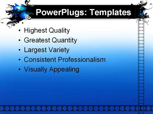 PPT Template - cool, abstract, art - Text Slide