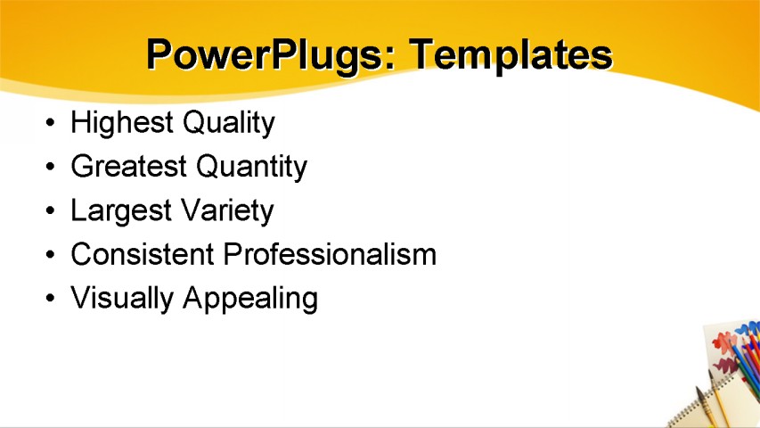 PPT Template - art, abstract, generic - Text Slide