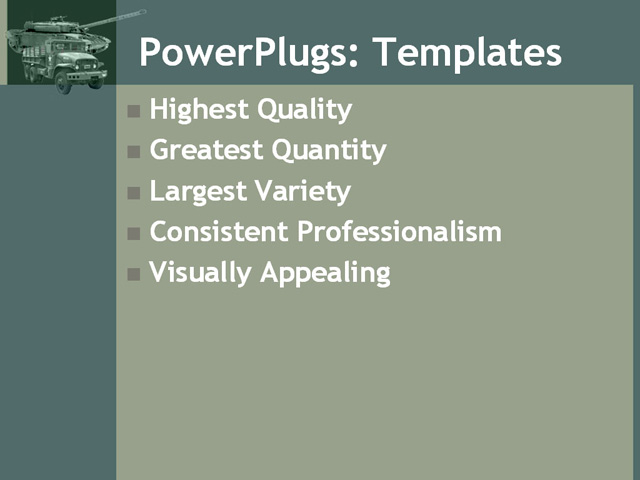 PPT Template - defense, defence, military - Text Slide