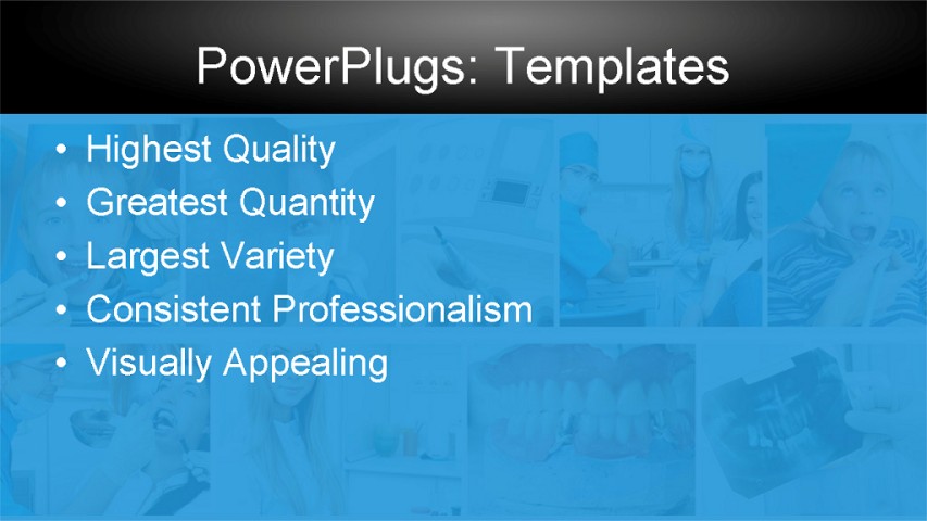 PPT Template - medical, dental, health - Text Slide