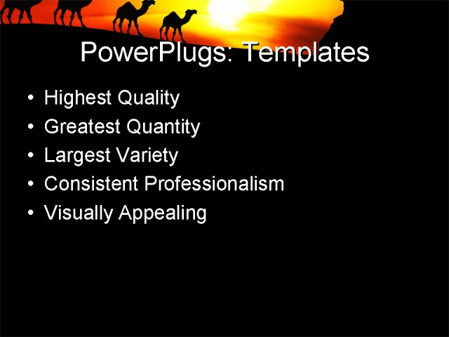 PPT Template - animals, travel, holiday - Text Slide