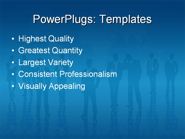 PPT Template - business, people, digital - Text Slide