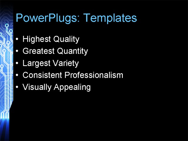 PPT Template - science, education, industrial - Text Slide