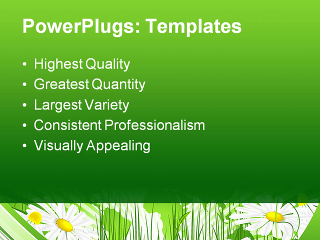 PPT Template - environmental concept, backdrop, background - Text Slide