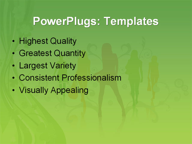 PPT Template - abstract, design, fashion - Text Slide