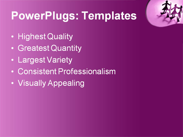 PPT Template - females, advertising, bonding - Text Slide