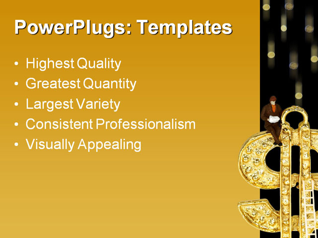 PPT Template - finance, accounting, banking - Text Slide