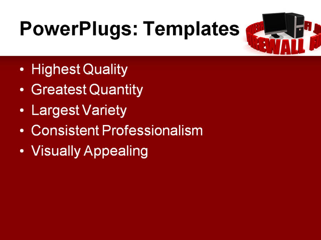 PPT Template - 3d, art, attack - Text Slide