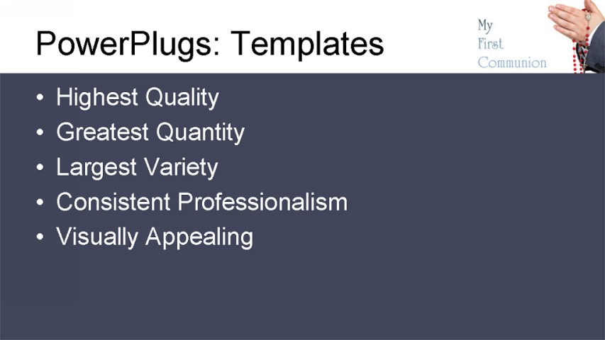 PPT Template - religion, event, abstract - Text Slide