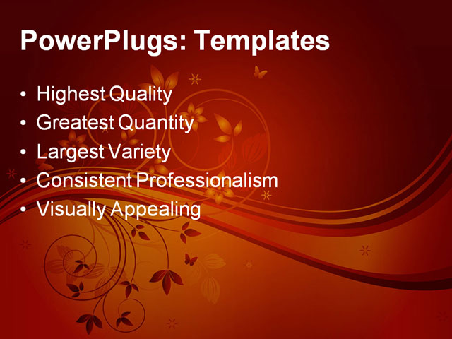 PPT Template - abstract, art, backdrop - Text Slide