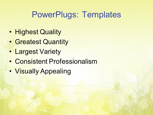 PPT Template - abstract, art, generic - Text Slide