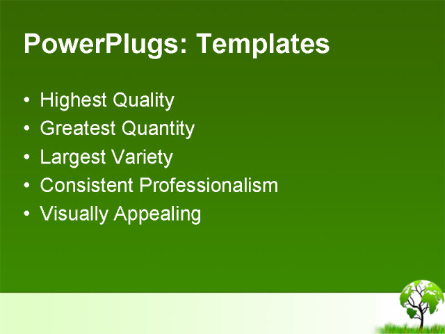 PPT Template - agriculture, environment, art - Text Slide