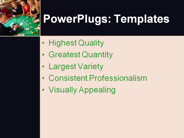Blackjack powerpoint template