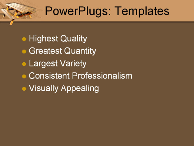 PPT Template - furniture, picnic table, outdoor setting - Text Slide