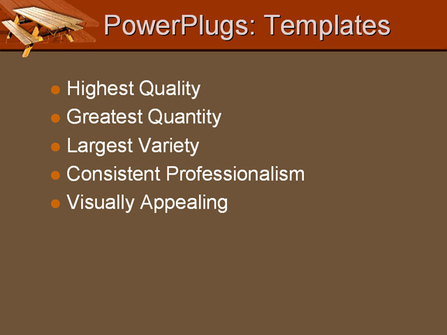 PPT Template - furniture, picnic table, outdoor setting - Text Slide