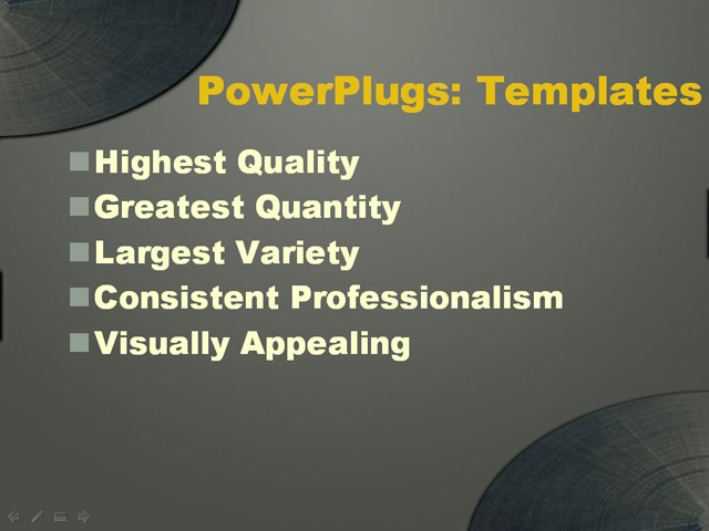 PPT Template - general, generic, curves - Text Slide