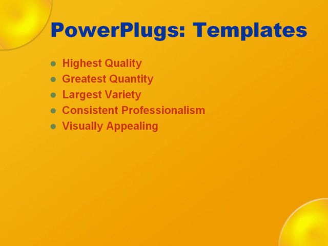 PPT Template - general, generic, sunlight - Text Slide