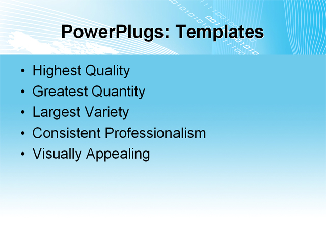 PPT Template - globe, technology, digital - Text Slide