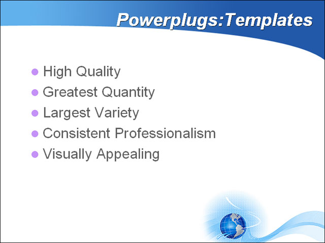 PPT Template - abstract, background, business - Text Slide