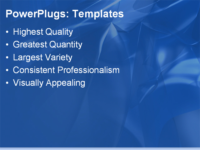 PPT Template - general, abstract, blue - Text Slide
