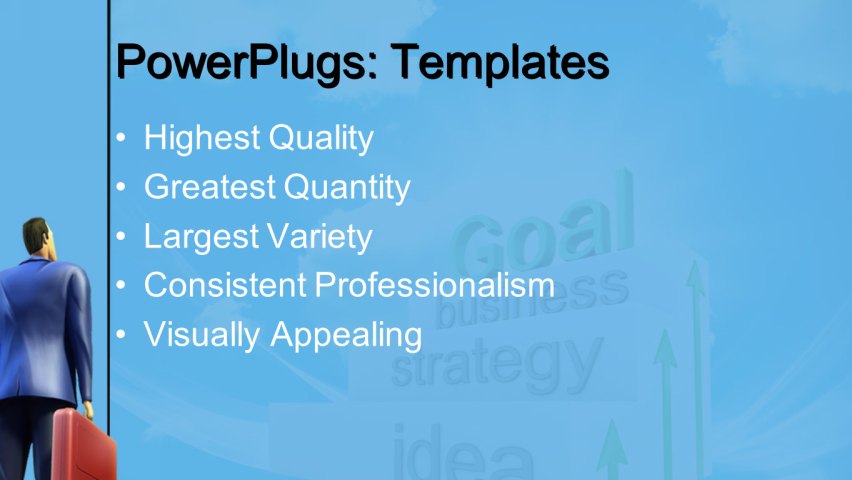 PPT Template - business, marketing, sales - Text Slide