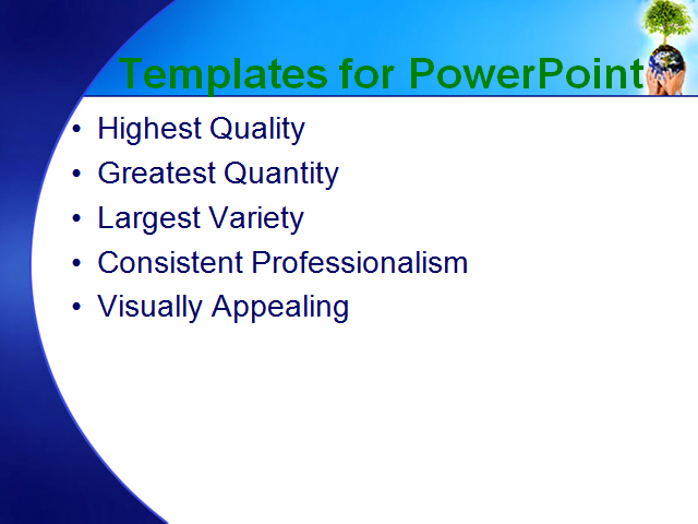 PPT Template - environment, tree, plant - Text Slide