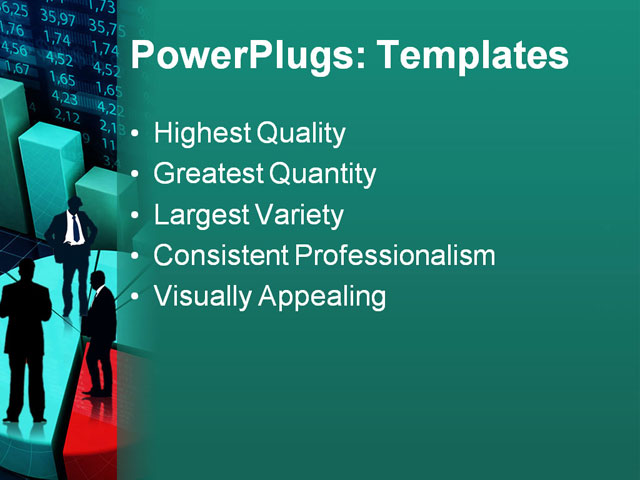 PPT Template - financial, graphic, charts - Text Slide